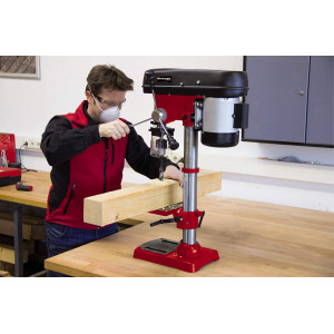 Mașină de găurit cu coloană Einhell TC-BD 630 (630 W, Carter MK2, 12 viteze, viteză maximă 2450 rpm, opritor de adâncime, menghină inclusă) - Img 2