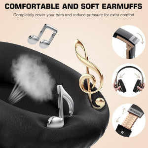 Casti wireless 6S, bluetooth, over the ear, pliabile, Noise Cancelling, microfon incorporat - Img 5