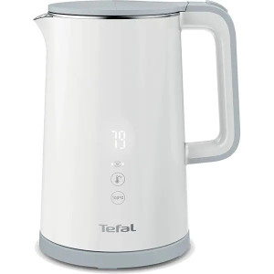 Fierbator Tefal Sense KE14 (KO693110) 1,5L 1800W, alb gri - Img 1