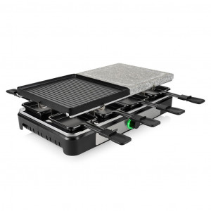 Gratar electric gourmet, cu piatra si raclete Tristar RA-2747, pentru 8 persoane - Img 1