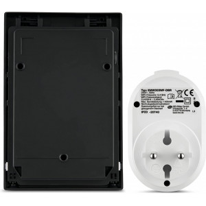 Sonerie wireless cu buton REV 0088287012 Link2Home, control din aplicatie, 6 sonerii, argintie - Img 5