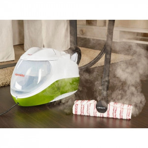 Aspirator cu Abur Polti Vaporetto Lecoaspira FAV 80, 2450 W, cu funcție de spălare/uscare și filtrare prin apă, Alb/Verde - Img 8