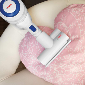 Aspirator vertical fara fir Polti Forzaspira Slim SR90B, 2 in 1, Ciclonic, Autonomie lucru 40 min, 0.5 l, Perie Motorizata, Albastru - Img 5