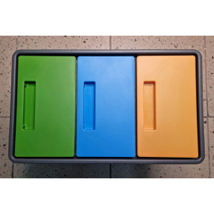 Mini sistem modular de reciclare a deșeurilor Mattiussi Polymax, 49 x 29 x 42 cm - Img 3