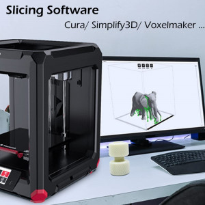 Imprimantă 3D Voxelab Aries, șine duble cu axa Z, nivelare semi-automată, senzor de filament, platformă din sticlă carborundum, imprimare WiFi 7,87 x 7,87 x 7,87 inch - Img 4