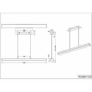 Lustra LED suspendata Reality Agano - Img 3