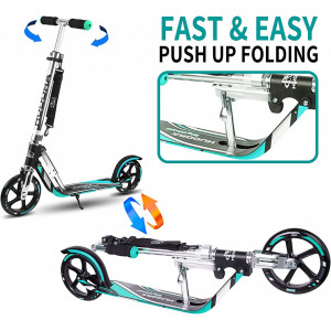 Trotinetă pliabilă Hudora BigWheel 205, tehnologie RX Pro - Img 2