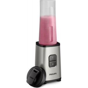 Blender PHILIPS HR 2600/80/cc, 1l, 350W, gri - Img 2