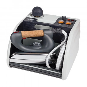 Stație de călcat profesională Polti Vaporella Super Pro, talpă aluminiu, 1750 W, 1.7l, 3 Bar, 120 gr/min, Gri - Img 1