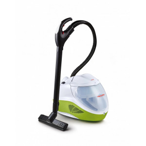 Aspirator cu Abur Polti Vaporetto Lecoaspira FAV 80, 2450 W, cu funcție de spălare/uscare și filtrare prin apă, Alb/Verde - Img 1