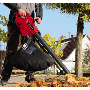 Aspirator/Suflantă electrică de frunze Einhell GC-EL 2500 E (2500 W, sac de colectare 40 l, 2 roți, curea de transport reglabilă) - Img 3