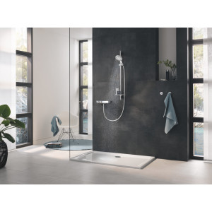 Bară de duș Rainshower SmartActive 900mm GROHE cu savonieră, crom - Img 2