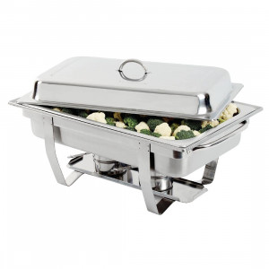 Chafing dish Olympia 9 litri, set 4 bucati, inox - Img 3