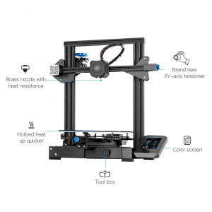 Imprimantă 3D Creality Ender 3 V2 (dimensiuni imprimare 22 x 22 x 2 cm) - Img 3
