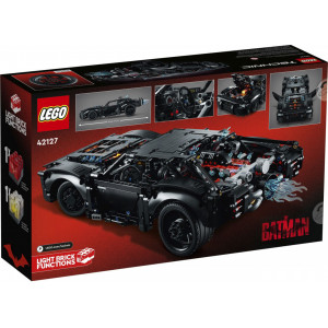 LEGO Technic: Batman-Batmobile 42127, 10 ani+, 1360 piese - Img 2