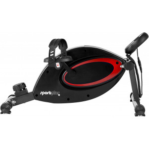 Mini bicicletă fitness SportPlus SP-HT-0001, cu ecran și sistem de frânare magnetic, 8 niveluri de rezistență - Img 3
