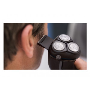 Aparat de barbierit Philips Shaver Seria 3000 S313451 + trimmer nas/urechi - Img 7
