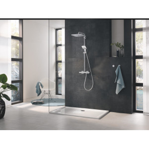 Bară de duș Rainshower SmartActive 900mm GROHE cu savonieră, crom - Img 3