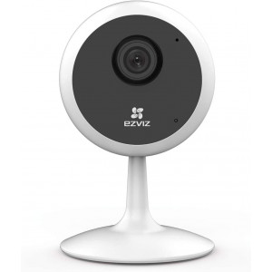 Cameră de supraveghere Wi-Fi de interior EZVIZ C1C 1080P, vedere nocturnă de 12 m, audio bidirecțional, detecție mișcare, unghi larg 130, Wi-Fi 2,4 Ghz, compatibil Alexa - Img 1