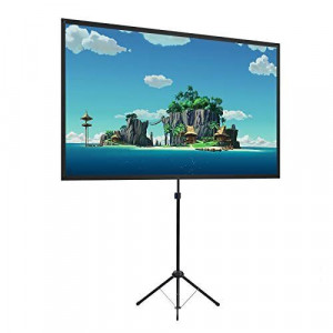 Ecran pentru proiectie 4K HD Excelimage cu trepied, portabil, 100'', 16:9 - Img 1