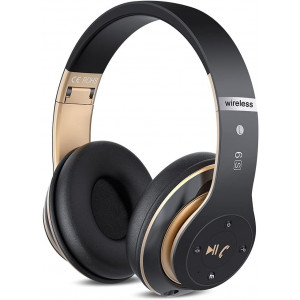 Casti wireless 6S, bluetooth, over the ear, pliabile, Noise Cancelling, microfon incorporat - Img 1