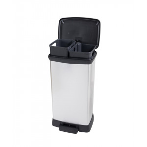 Cos de gunoi CURVER Deco Bin Duo (2 x 23L) - Img 2