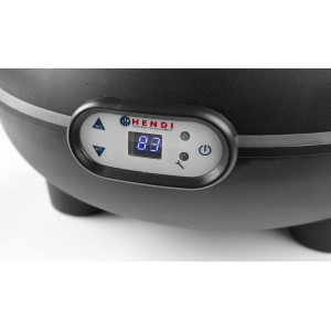 Încălzitor supă electric Hendi, 230 V, 435 W, 8 L, panou digital, oțel inoxidabil, negru - Img 4