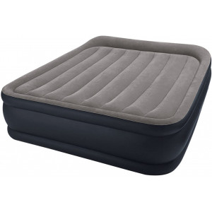 Saltea gonflabilă Intex Dura-Beam Plus, cu pompă eletrică (152 x 203 x 42 cm) - Img 1