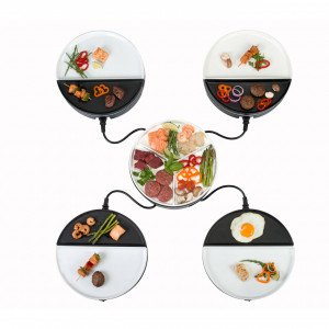 Set gourmet 4 gratare electrice Bourgini CHEF'S DINNER PARTY - Img 1