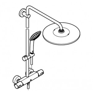 Sistem de dus GROHE EUPHORIA SYSTEM 310 - Img 4