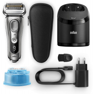 Aparat de ras electric Braun Series 9 9365cc Wet&Dry cu statie de curatare - Img 1