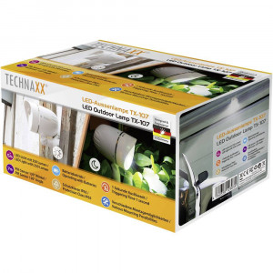 Lampa LED de exterior Technaxx TX-107, 150 x 105 x 201 mm, senzor miscare - Img 2