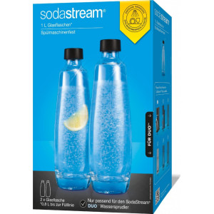 Set 2 carafe de sticla SodaStream, 1L - Img 1
