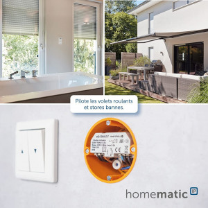 Actuator încastrabil de rulouri și jaluzele Homematic IP Smart Home, model ‎HmIP-FROLL - Img 4