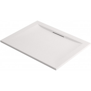 Cădiță duș Jacob Delafon Flight Pure 100x80, alb mat, antiderapantă - Img 1