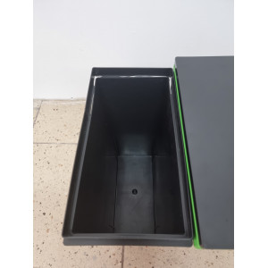 Coș de gunoi Ecobin Smarty pe roți, sistem de separare a deșeurilor, pentru interior și exterior, 63 litri - Img 6