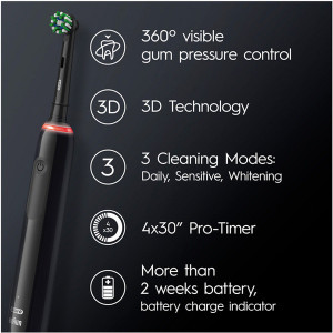 Set 2 periute de dinti electrice Oral-B PRO 3 3900N - Img 2