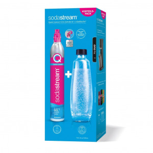 Set butelie CO2 60L + carafa de sticla 1L SodaStream Quick Connect - Img 2