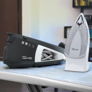 Stație de călcat Polti Vaporella Simply VS10.10 cu talpă ceramică, 2200 W 6.5 Bar, culoare alb-gri - Img 2