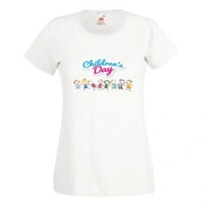 Tricou personalizat alb "1 iunie" femei