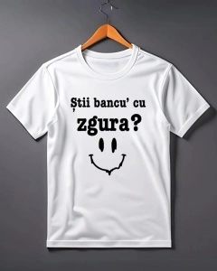 Tricou personalizat "bancul cu zgura"