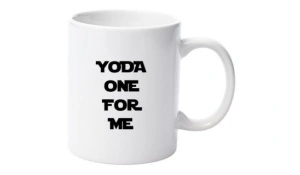 Cană personalizatǎ "yoda"