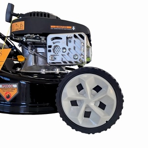Masina tuns iarba/gazon autopropulsata MESTERINO BJXSM41-139, motor LONCIN 4 timpi, 3.3 cai, sasiu metal, latime taiere 41 cm, 8 nivele de taiere, sac colector 45 litri - Img 4