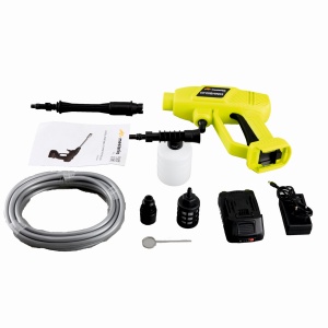 Aparat de spalat cu presiune pe acumulator MESTERINO TOOLS NT20BHW02, putere 180W, debit 3 L/min, presiune 10 bar, acumulator 2A / 21V, lungime furtun 5 m - Img 2