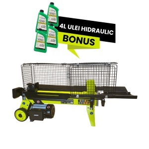 Despicator electric pentru lemne/busteni MESTERINO TOOLS MT-65558-6, forta 6 tone, motor 2200 W, cusca de protectie - Img 2
