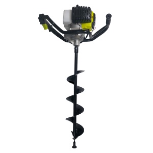 Motoburghiu pentru pamant MESTERINO TOOLS NT-GD520A + burghiu de 150 mm, motor in 2 timpi, 52cc, 2.3 CP, turatie maxima 10000 RPM - Img 3