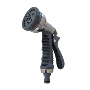 Pistol metalic de stropit, 8 moduri de stropire MESTERINO TOOLS MT-0584002, maner de nylon si mecanism de cupru - Img 2