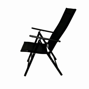 Scaun pliabil terasa/gradina KLUGMEISTER KJF252, 56 x 69 x 103 cm, culoare gri inchis - Img 3