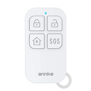 Telecomanda wireless ANNKE REMOTE001 pentru sistem alarma A113, accesoriu suplimentar, 4 butoane, buton de panica SOS