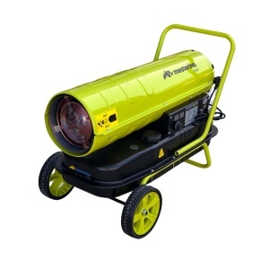 Tun de caldura pe motorina 70KW Mesterino tools MTRY-70, putere ventilator 240W, volum aer: 1100m3/h, capacitate rezervor combustivil: 38l